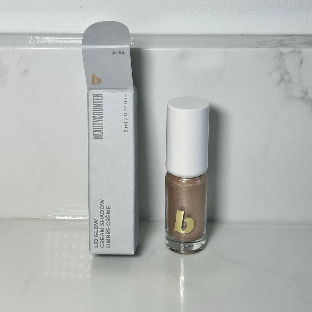 Beautycounter Lid Glow Cream Shadow AURA - Brightening Soft Beige - 0.17 oz/5mL